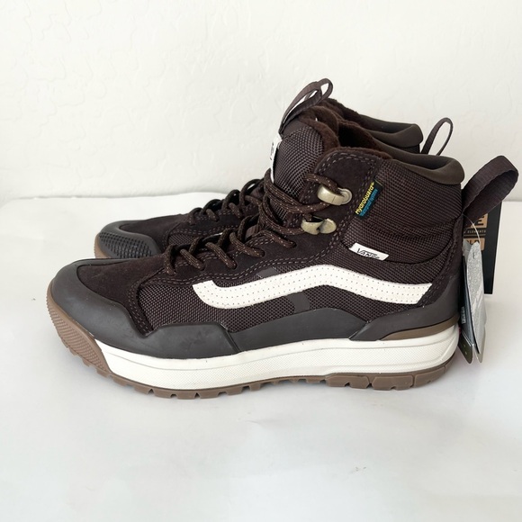 NWT Vans SK8-HI waterproof MTE high top all weather sneakers brown 7.5 - Picture 3 of 10